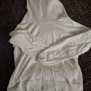 Michael Kors Cream Cowl Neck Sweater